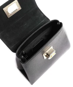 1927 Mini Handtasche genarbtes Leder schwarz