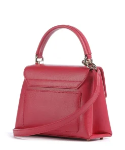 1927 Mini Handtasche genarbtes Leder fuchsia