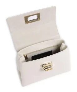 1927 Mini Handtasche genarbtes Leder weiß