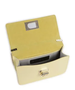 1927 Mini Schultertasche genarbtes Rindsleder gelb