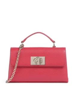 1927 Mini Umhängetasche genarbtes Leder dunkelrot