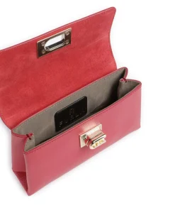 1927 Mini Umhängetasche genarbtes Leder dunkelrot