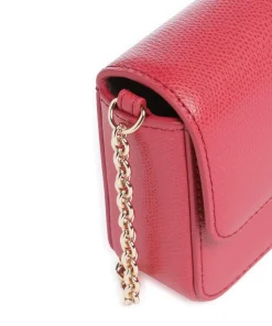 1927 Mini Umhängetasche genarbtes Leder dunkelrot