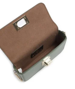 1927 Mini Umhängetasche genarbtes Leder dunkelgrün