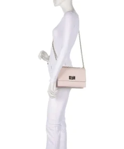 1927 S Schultertasche genarbtes Leder altrosa