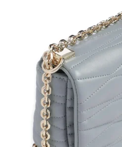 1927 S Schultertasche Nappa Kalbsleder blaugrau