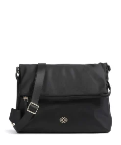 24/7 Umhängetasche recyceltes Polyester schwarz