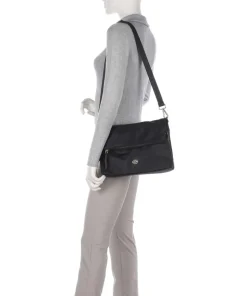 24/7 Umhängetasche recyceltes Polyester schwarz