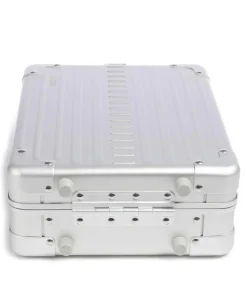 14 vertical Aktentasche Aluminium silber