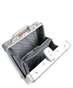 16 vertical Aktentasche Aluminium silber