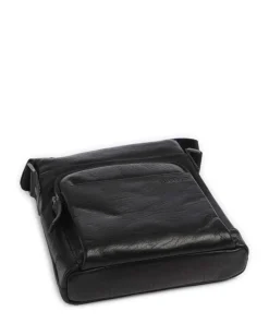 Abbey Umhängetasche Büffelleder schwarz