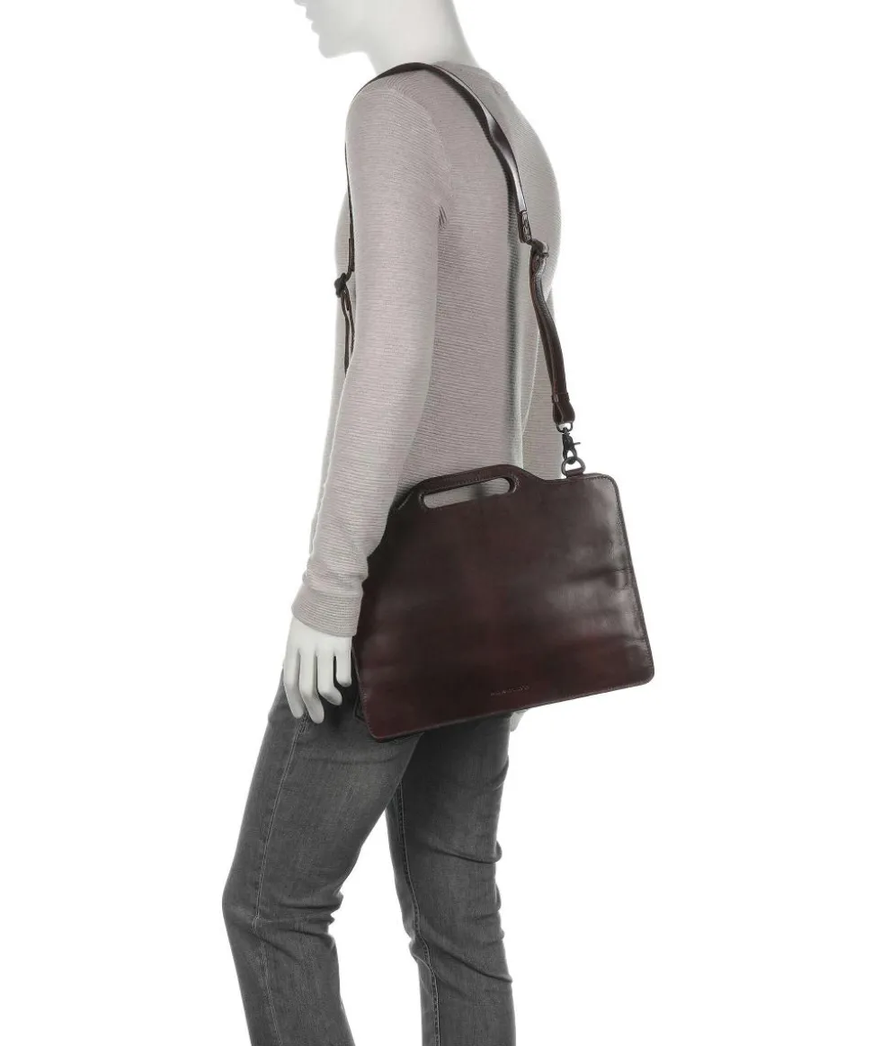 Aber Laptoptasche 12″ Leder dunkelbraun