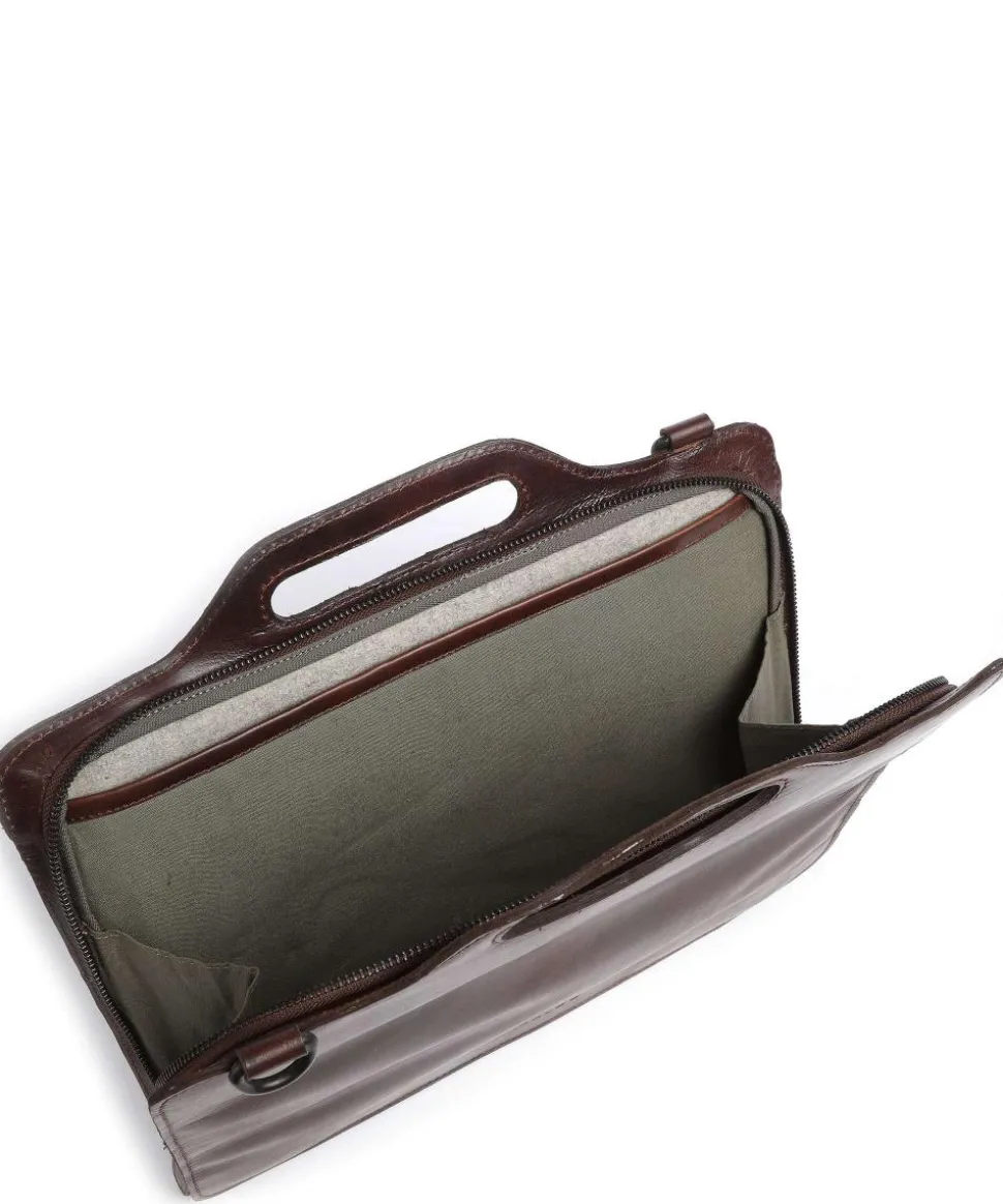 Aber Laptoptasche 12″ Leder dunkelbraun
