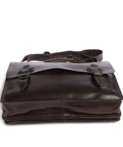 Aberdeen Aktentasche fein genarbtes Rindsleder dunkelbraun