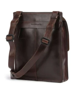 Aberdeen Umhängetasche fein genarbtes Rindsleder dunkelbraun