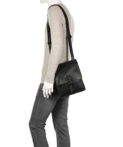 Aberdeen Umhängetasche Rindsleder schwarz