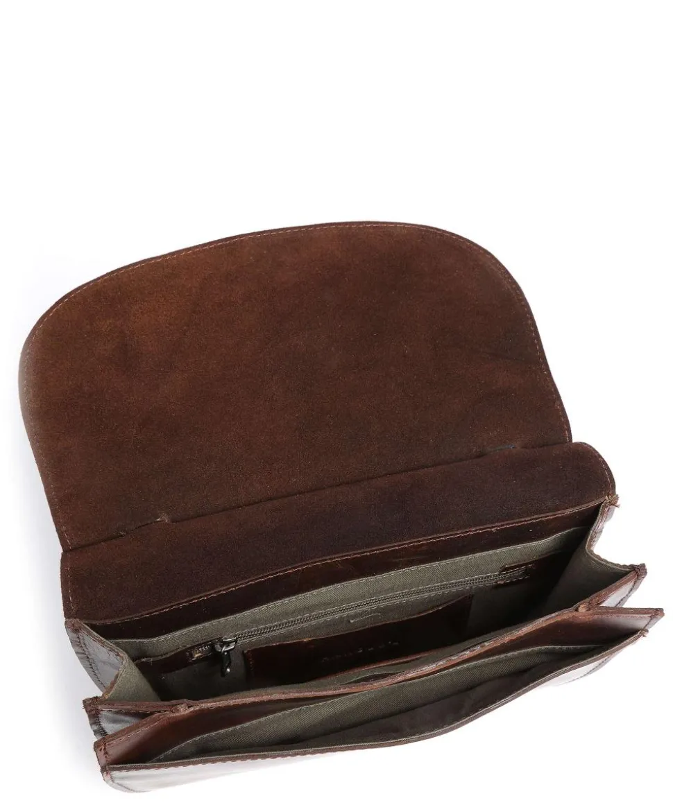 Aberdeen Umhängetasche Rindsleder dunkelbraun