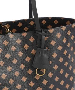 Abigail Shopper Lederimitat schwarz