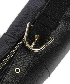 Abigail Umhängetasche Leder schwarz