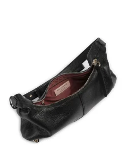 Abigail Umhängetasche Leder schwarz