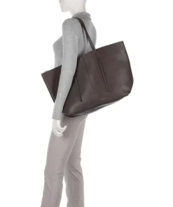 Abilla Shopper genarbtes Leder dunkelbraun