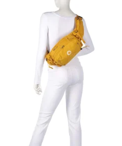 Abisko 6 Gürteltasche recyceltes Polyamid senfgelb