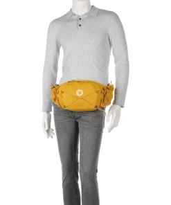 Abisko 6 Gürteltasche recyceltes Polyamid senfgelb