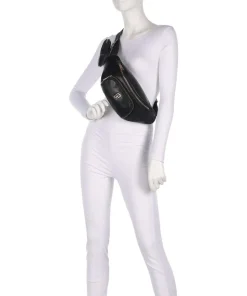 Achala M Gürteltasche Lederimitat schwarz