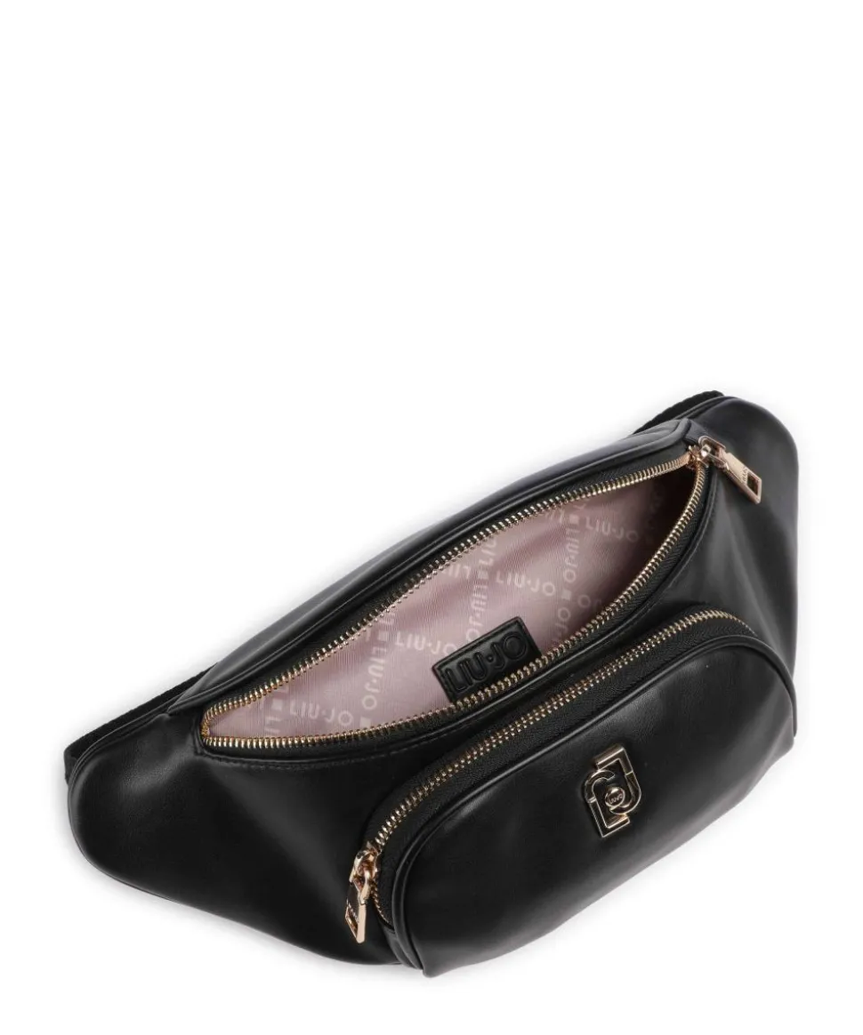 Achala M Gürteltasche Lederimitat schwarz