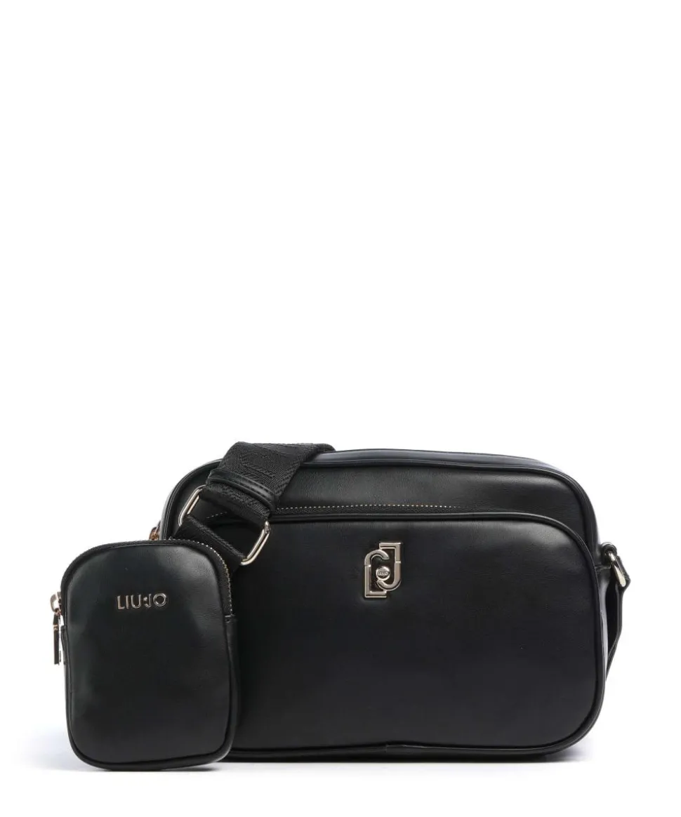 Achala M Umhängetasche Lederimitat schwarz