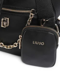 Achala S Bucket bag Lederimitat schwarz