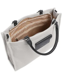 Actual Canvas Conscious Handtasche 14″ Baumwolle beige