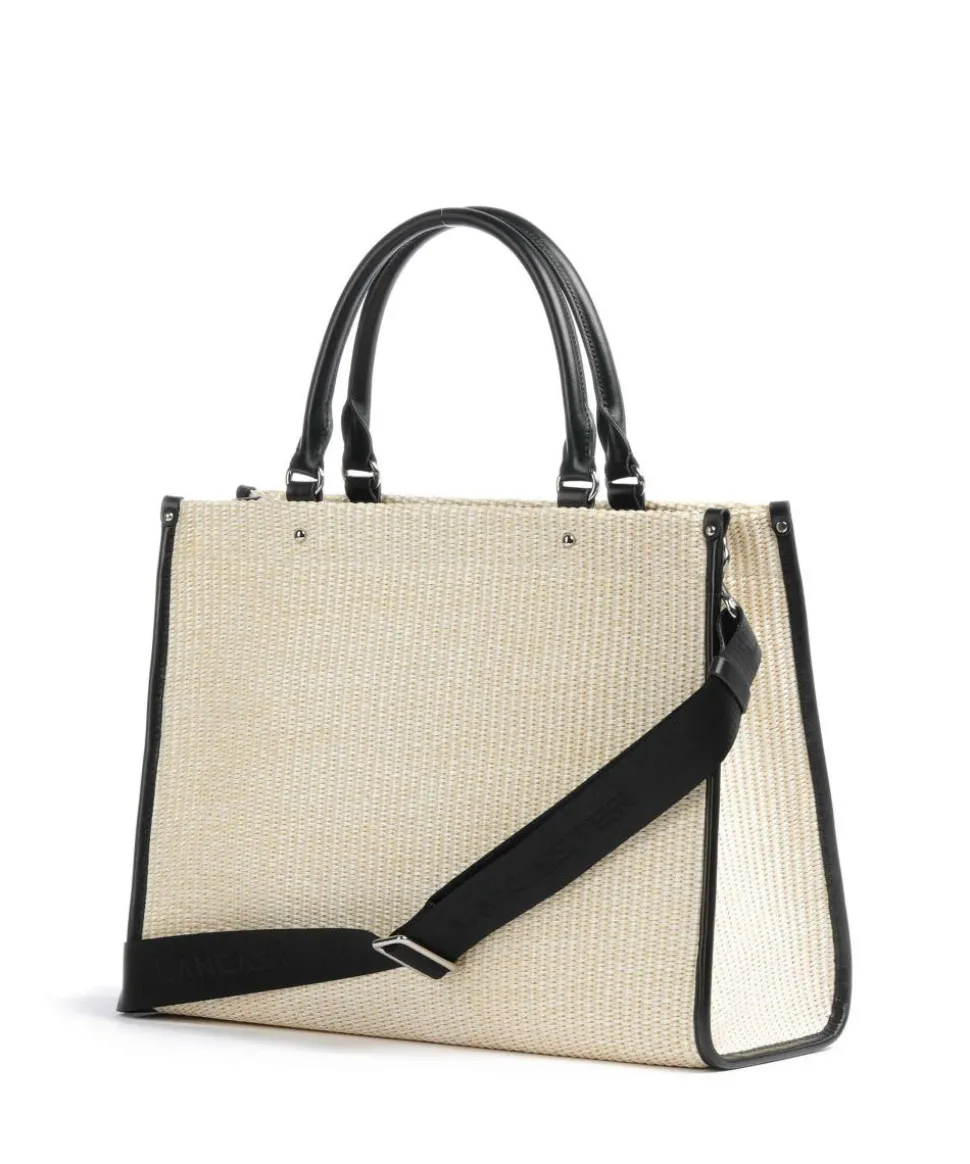 Actual Mini Osier Handtasche Bast natur/schwarz