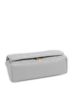 Ada Schultertasche Lederimitat hellgrau