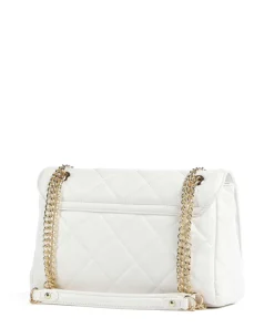 Ada Schultertasche Lederimitat weiß