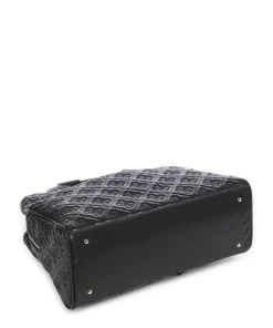 Adelasia Handtasche 17″ Lederimitat schwarz