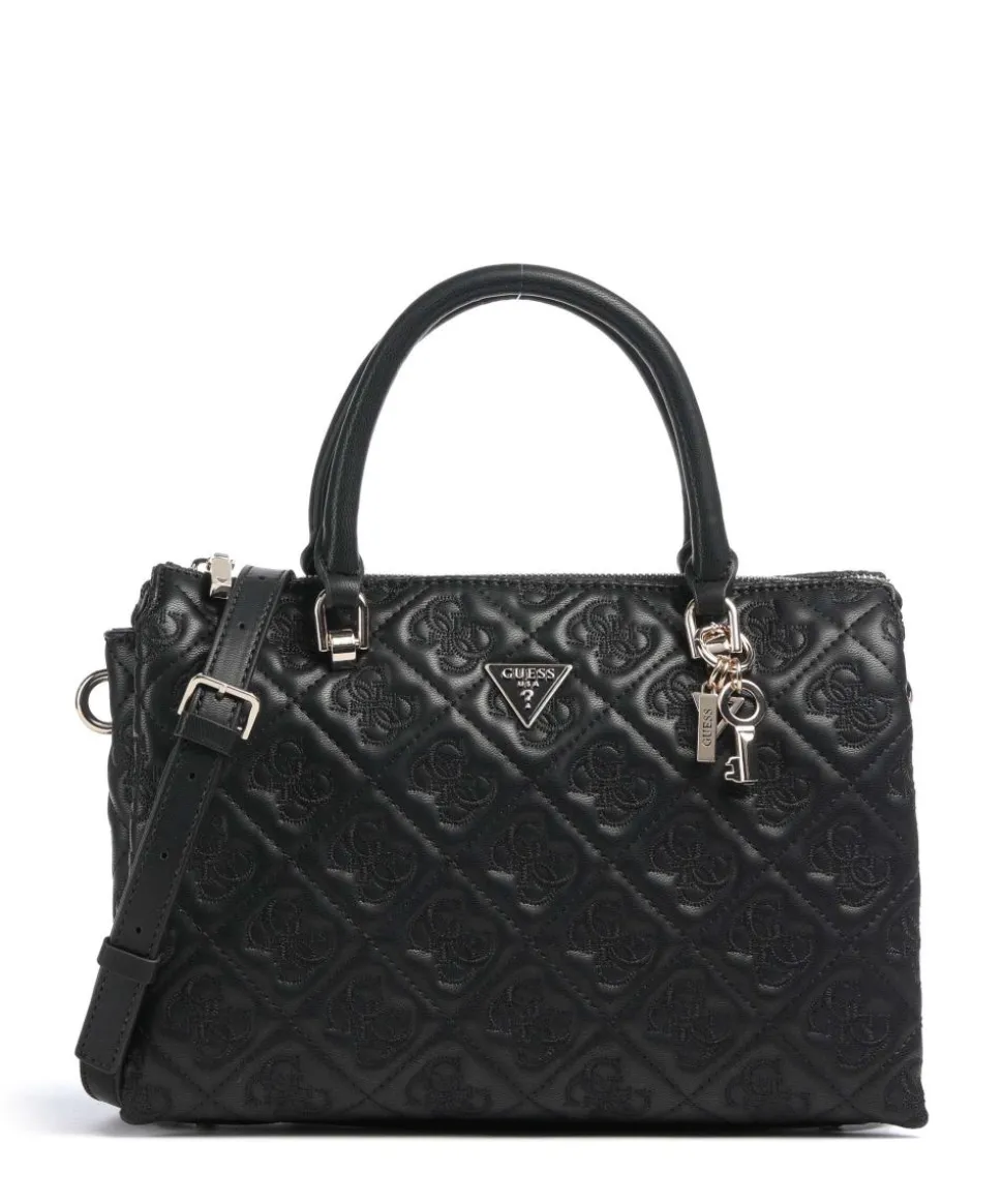 Adelasia Handtasche Lederimitat schwarz