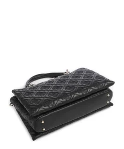 Adelasia Handtasche Lederimitat schwarz