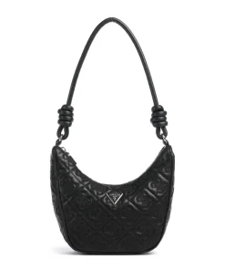 Adelasia Schultertasche Lederimitat schwarz