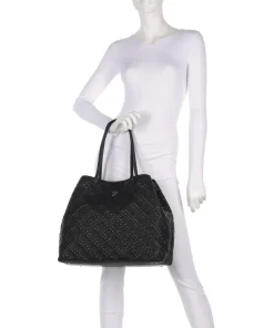 Adelasia Shopper Lederimitat schwarz