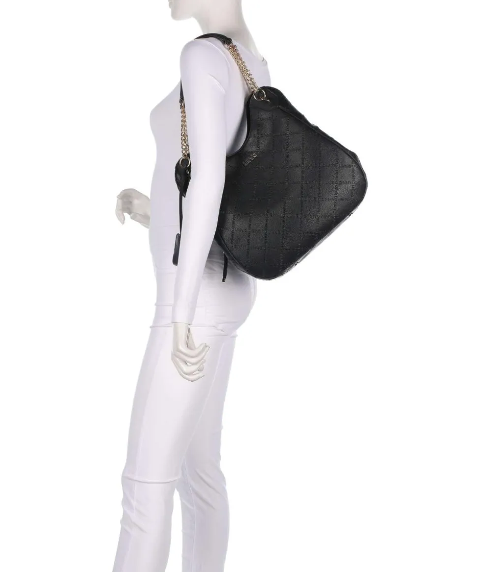 Adonide L Beuteltasche Lederimitat schwarz