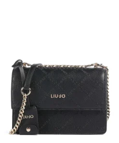 Adonide M Schultertasche Lederimitat schwarz