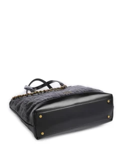 Adonide Shopper Lederimitat schwarz