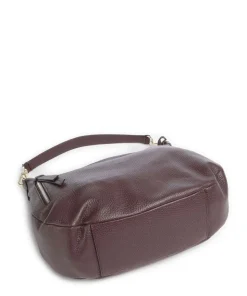 Adria Juna Small Beuteltasche genarbtes Leder wein