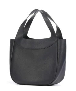 Adria Loft Shopper genarbtes Rindsleder navy