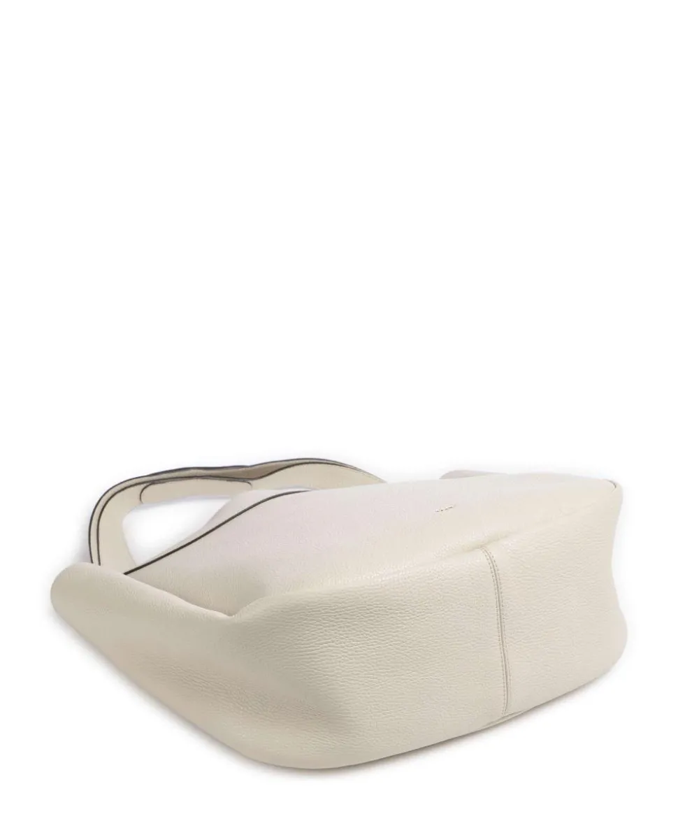 Adria Loft Shopper genarbtes Rindsleder beige