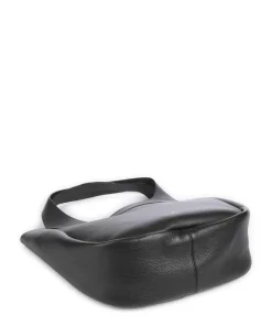Adria Loft Shopper genarbtes Rindsleder schwarz