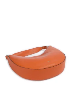 Adria Lulu Beuteltasche genarbtes Rindsleder orange