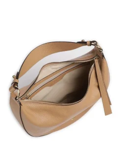 Adria Lulu Small Beuteltasche genarbtes Leder natur