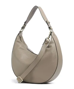 Adria Lulu Small Beuteltasche genarbtes Leder beige